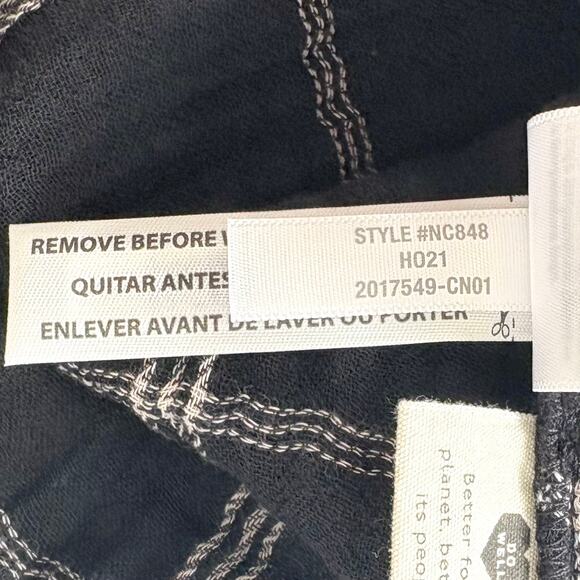 Madewell Oversized Ex Boyfriend Button Down Shirt Size XS Windowpane Classic - Picture 10 of 12